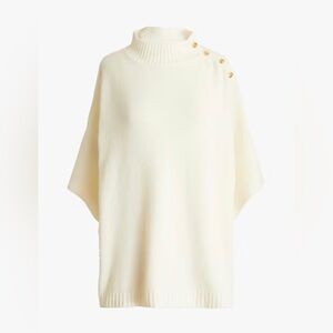 J. Crew Factory boat neck poncho